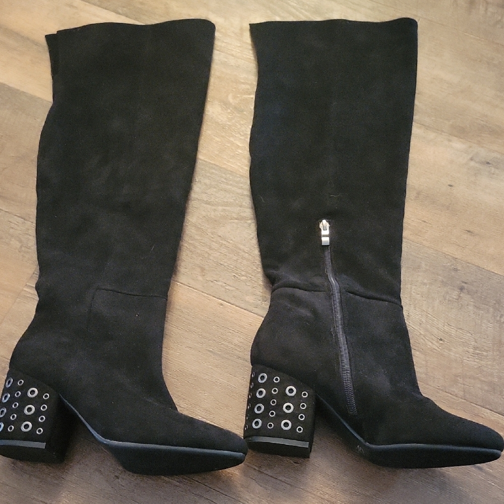 Black Over The Knee Women's Boots